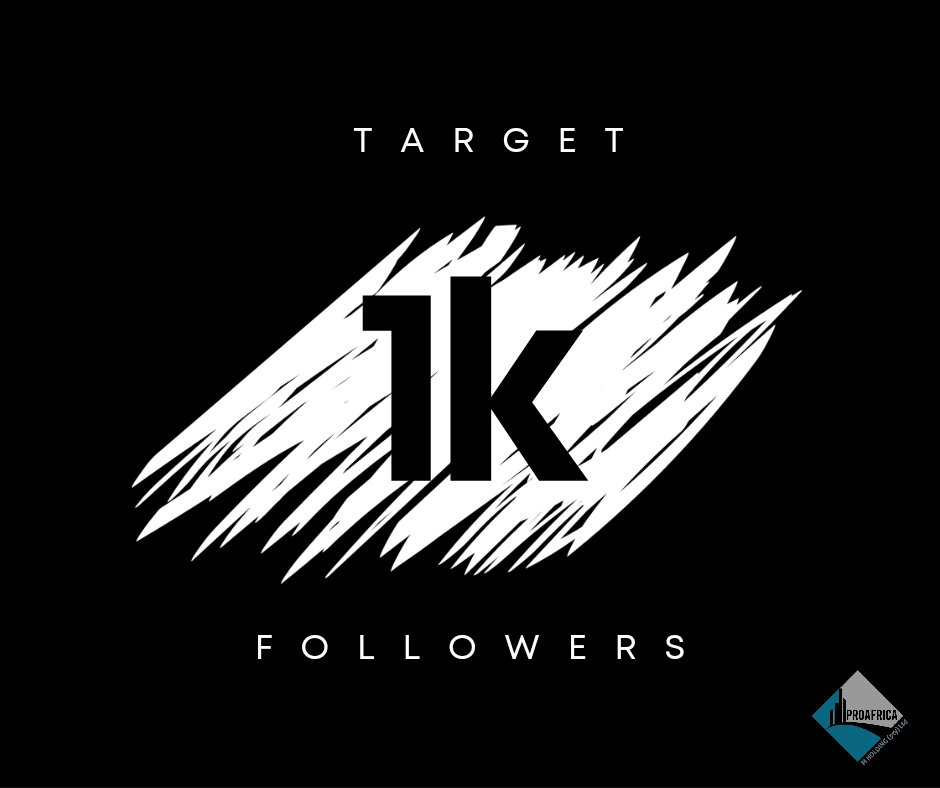 Target #1kfollowers
#AfricanLeadingGroup 
🎯