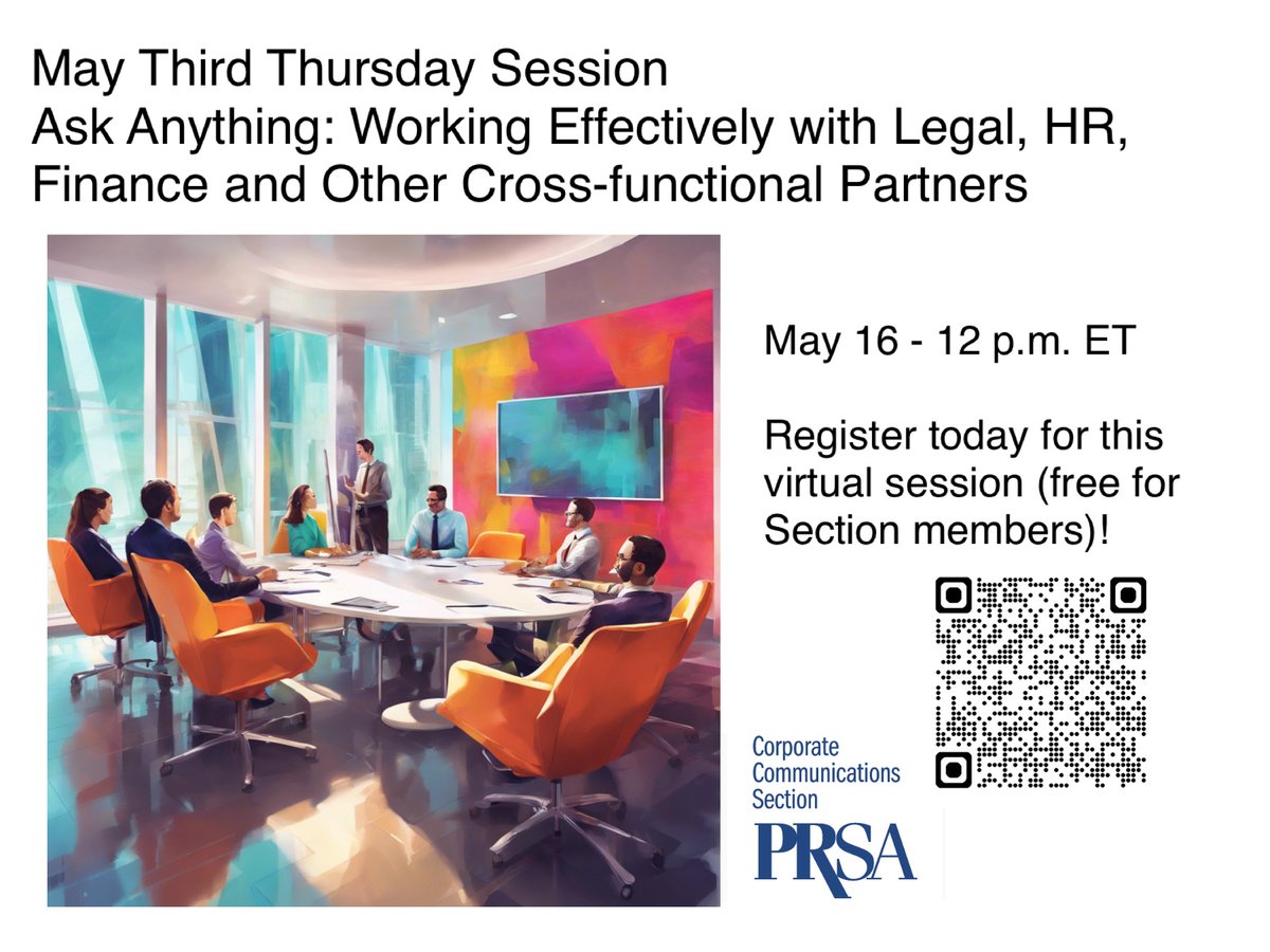 PRSA Corporate Comms tweet media