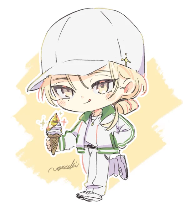 金沢満喫してる富田描きました