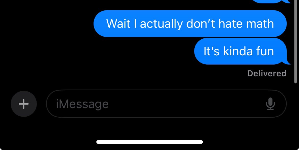 You either die a hero (math hater) or live long enough to become the villain (begrudgingly start liking math bc that’s your entire major)