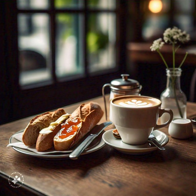 Good morning.  This represents one of my favorite breakfasts. Cafe au last and a baguette with butter<a href="/tag/humpday"class="tags"><span>#humpday</span></a><a href="/tag/bdsm"class="tags"><span>#bdsm</span></a><a href="/tag/goodmorning"class="tags"><span>#goodmorning</span></a><a href="/tag/yum"class="tags"><span>#yum</span></a><a href="/tag/breakfast"class="tags"><span>#breakfast</span></a>