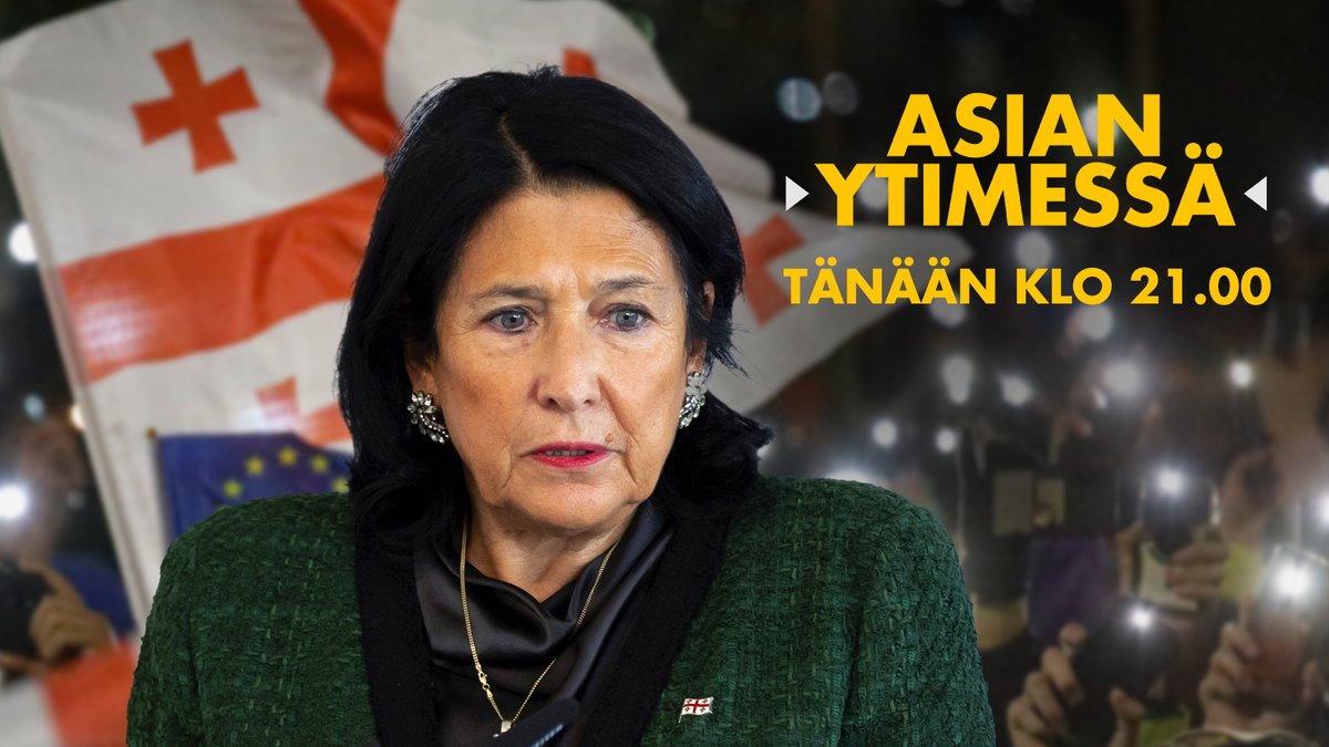 Agenttilaki johti kaaokseen Georgiassa. Illan #Asianytimessä tänään lakia kiivaasti vastustavan maan presidentin <a href="/Zourabichvili_S/">Salome Zourabichvili</a> erikoishaastattelu!