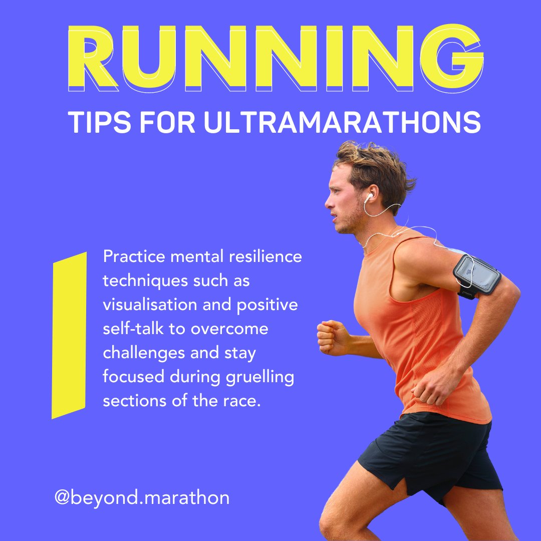 Can you improve your ultramarathon journey with a resilient mind?
Visualisation, prompts or positive self-talk to conquer tough terrain, to overcome the dips we all feel. 
What motivates you during a low point during an ultra? Apart from 🍰

#RunningCommunity #BeyondMarathon