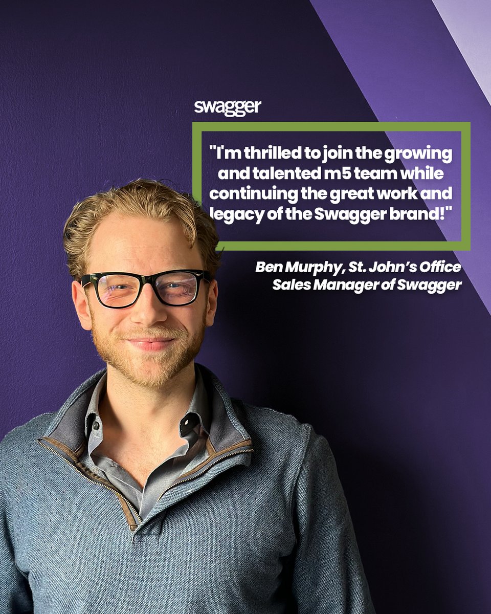 Meet Ben, former VOCM radio host and personality in St. John's who recently joined us as the Sales Manager of our newest brand, Swagger!

With Ben's background in journalism & his bright personality, we guarantee Swaggers legacy will continue to thrive.

Happy to have you, Ben!🤝