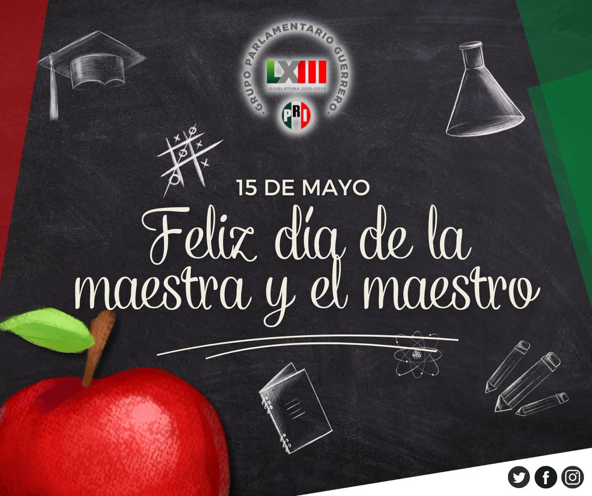 A todas y todos los maestros, gracias por iluminar el camino del conocimiento y formar a las futuras generaciones de profesionistas 
Feliz día, nuestro más amplio reconocimiento y felicitación hoy y siempre. #díadelmaestro