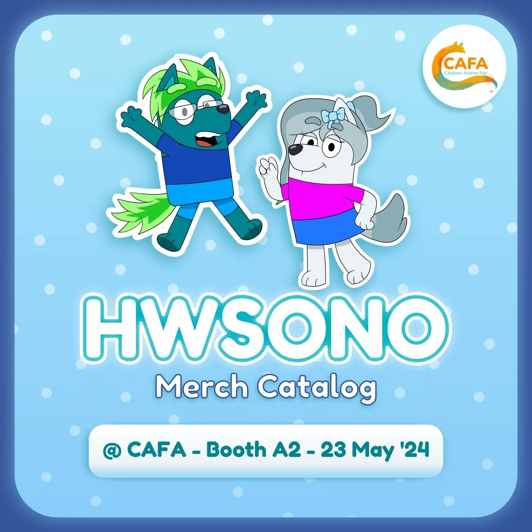 hwsono107's tweet photo. Hei! Aku buka booth di event namanya CAFA.

Jangan lupa mampir event CAFA ini untuk melihat dan mendapatkan karya mereka terutama aku ☺

#CAFA #CreatorsAnthroFair #furry #furrycommunity #furryindonesia #furrymarket #CreatorsParty #MisaelProject https://t.co/vnQPB8HUXr