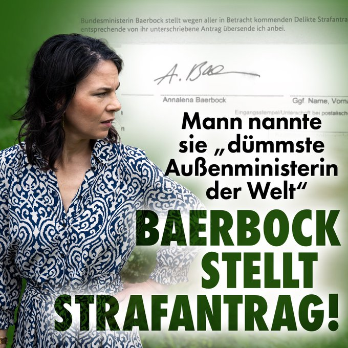 Corvus_corone2's tweet photo. Bin gespannt, wie Annalena #Baerbock diese Behauptung widerlegen möchte. 😂😂😂 https://t.co/LtO6HGz7W2