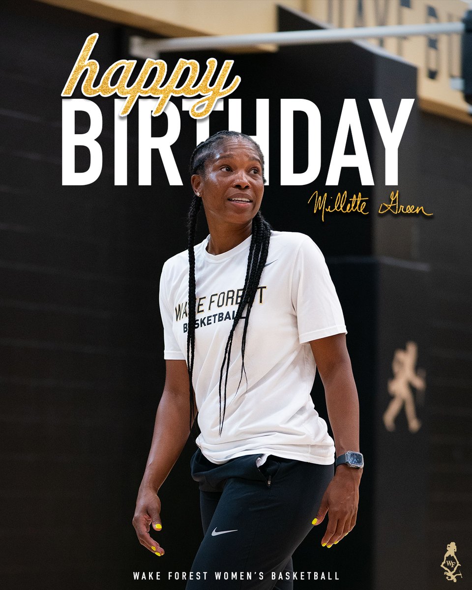 HBD, Coach @MilletteGreen 🥳