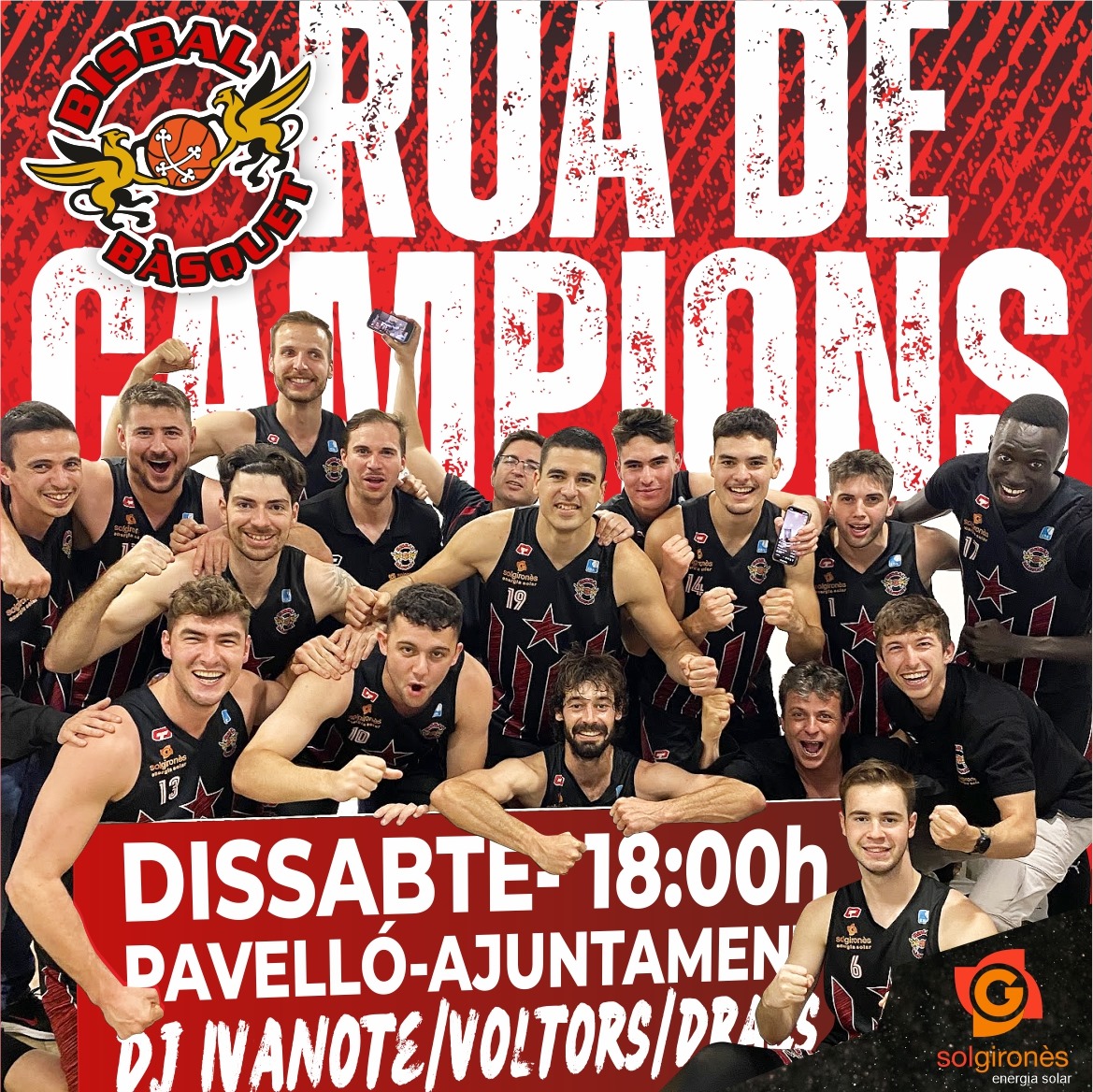 🥈🥈🥈🥈🥈🥈
🎊🍾🎉🎤🚌🎶

*CELEBRACIÓ ASCENS A LEB PLATA*

⌚ 17:30h Tots els jugadors/es del club han de ser al Pavelló Vell *equipats amb l'uniforme de partits*

⌚18:00h Inici acte de celebració. 
⚠️ Cal reservar entrada (gratuïta) a través de l'enllaç que us passarem,