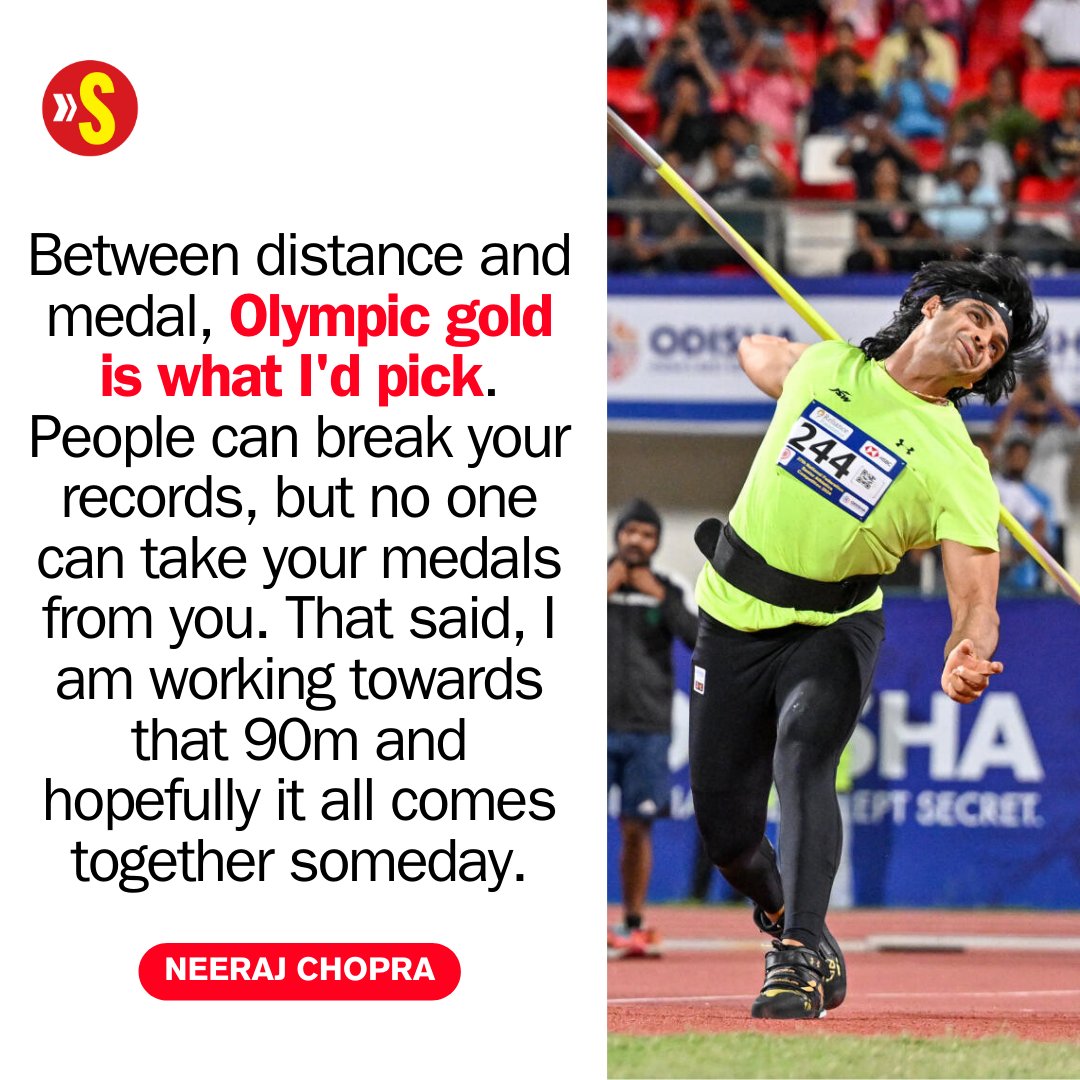 🗣️ @Neeraj_chopra1 makes his priorities clear on the sidelines of another gold medal win, this time at the Federation Cup in Bhubaneswar. #IndianAthletics | #JavelinThrow