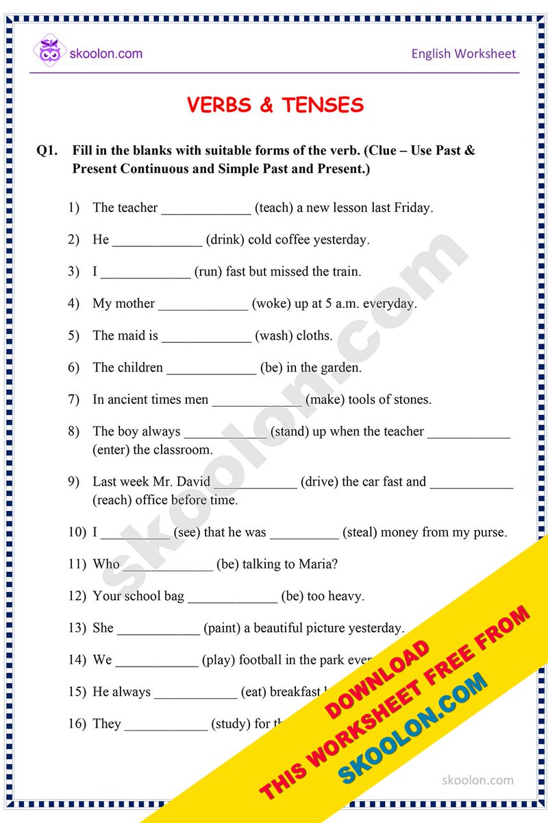 skoolondotcom's tweet photo. Explore new English Grammar Worksheets and Comprehension Worksheets for Grade 1 to Grade 5 students! Our all worksheets are available for free! Simply download and print them.

Download more free worksheets from https://t.co/QnZTecQYRi

#freeworksheets #homeschooling #printables https://t.co/jwgXxQyntp