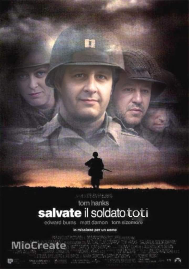 In prima mondiale, prossimamente solo nei migliori cinema, una produzione della Meloni & Company. 'Salvate il soldato Toti'