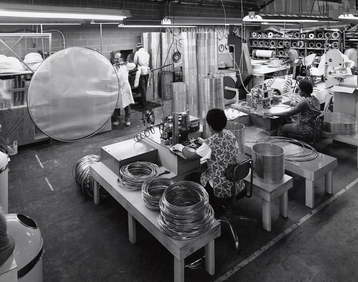 #tbt  Throwback to the 1960's Remo factory!  #teamremo #factory #drumheads