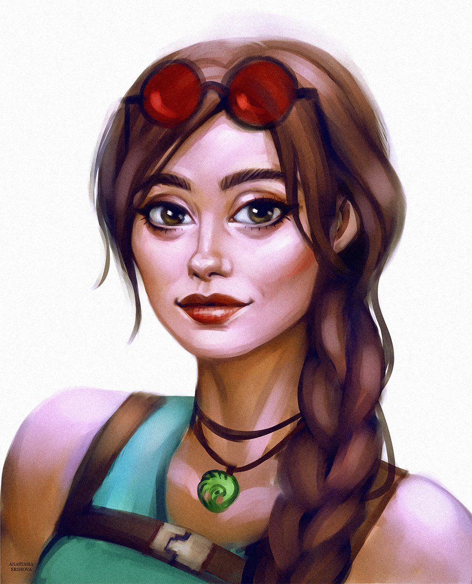 Some people have been suggesting Fallout's Ella Purnell as the new live action Lara Croft in the upcoming Amazon show, and honestly i see the vision, so here's a quick sketch! #tombraider #laracroft #tombraideramazon #ellapurnell