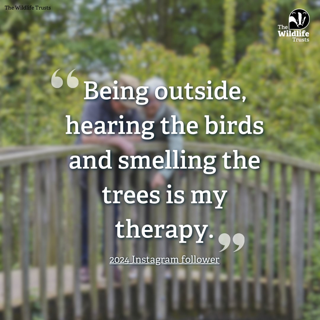 Social prescribing shows significant reduction in stress & an improvement in mental health. 💪 An independent study found that Wildlife Trusts' health and well-being programmes save the #NHS money! Help us spread the word this #MentalHealthAwarenessWeek 👉 wildlifetrusts.org/nature-helps