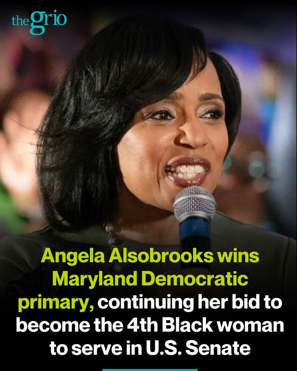 Former Gov. Larry Hogan claimed the Republican nomination in what will be a marquee race in Maryland against Angela Alsobrooks, a top local official who could become the fourth Black woman in U.S. history to serve in the Senate. Read More 👇🏿 thegrio.com/2024/05/15/ang…