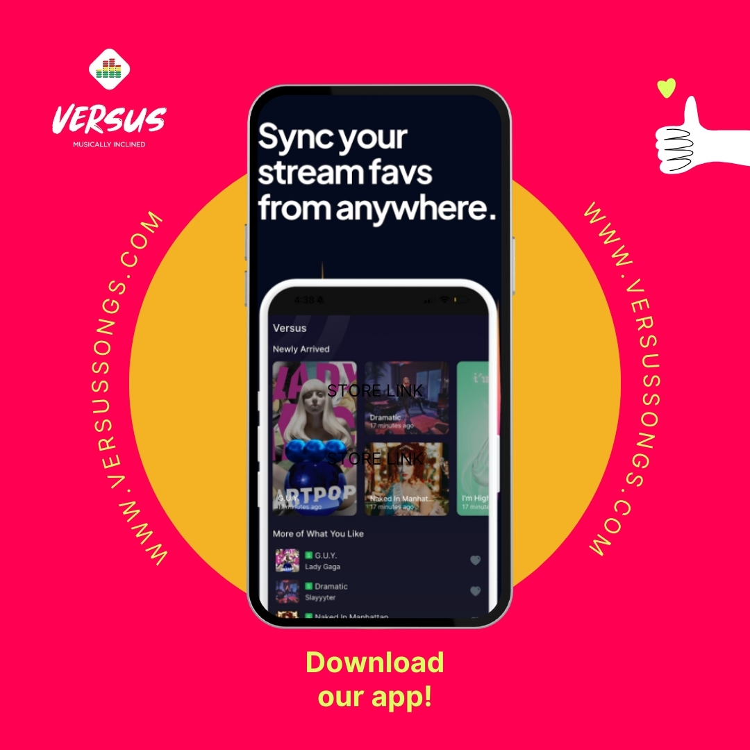 The Versus app is a game-changer for music lovers! Download it now and start jamming to all your favorite hits 🎧 

👉 iOS: apps.apple.com/us/app/versus-…
👉 Android: play.google.com/store/apps/det…

#Versus #versusmusic #music #songs #spotify #youtubemusic #musiclovers #versusplaylist