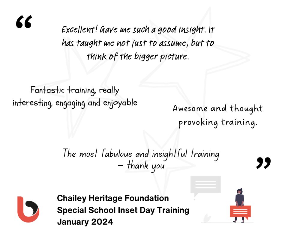 BornatRightTime's tweet photo. Planning you school inset training for 2024-2025? 

Born at the Right Time delivers engaging, inspiring and useful training which helps teachers, LSA and the whole school community listen to, communicate and work with families better.
#SEND #SEN #SchoolTraining #sentraining https://t.co/AcfJiN4IfK