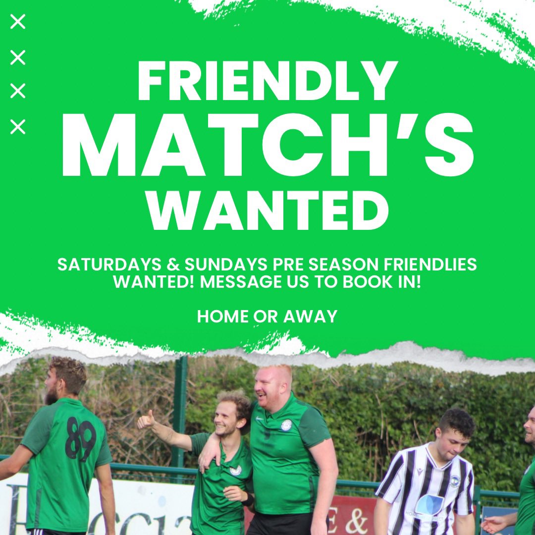 TheViewFC's tweet image. 🚨 PRE SEASON FRIENDLIES 🚨

Both our Saturday and Sunday side are looking for pre season friendlies for the upcoming season.

Please feel free to message our socials to book a pre season friendly with us!

UTV💚💚