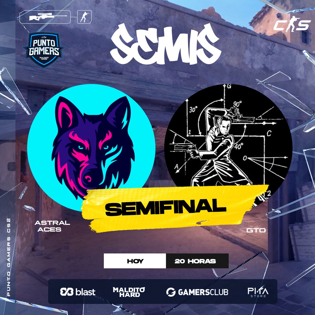 ¡SEMI 2! 💞 Última Semifinal en curso y esta noche se miden por el lugar en la final entre @astralaces_id vs #GTO 🔥🔥 Ya espera #LaChampionsLIGA en la final. 🫡 ⏰ 20 horas 📺 Twitch.tv/puntogamers_