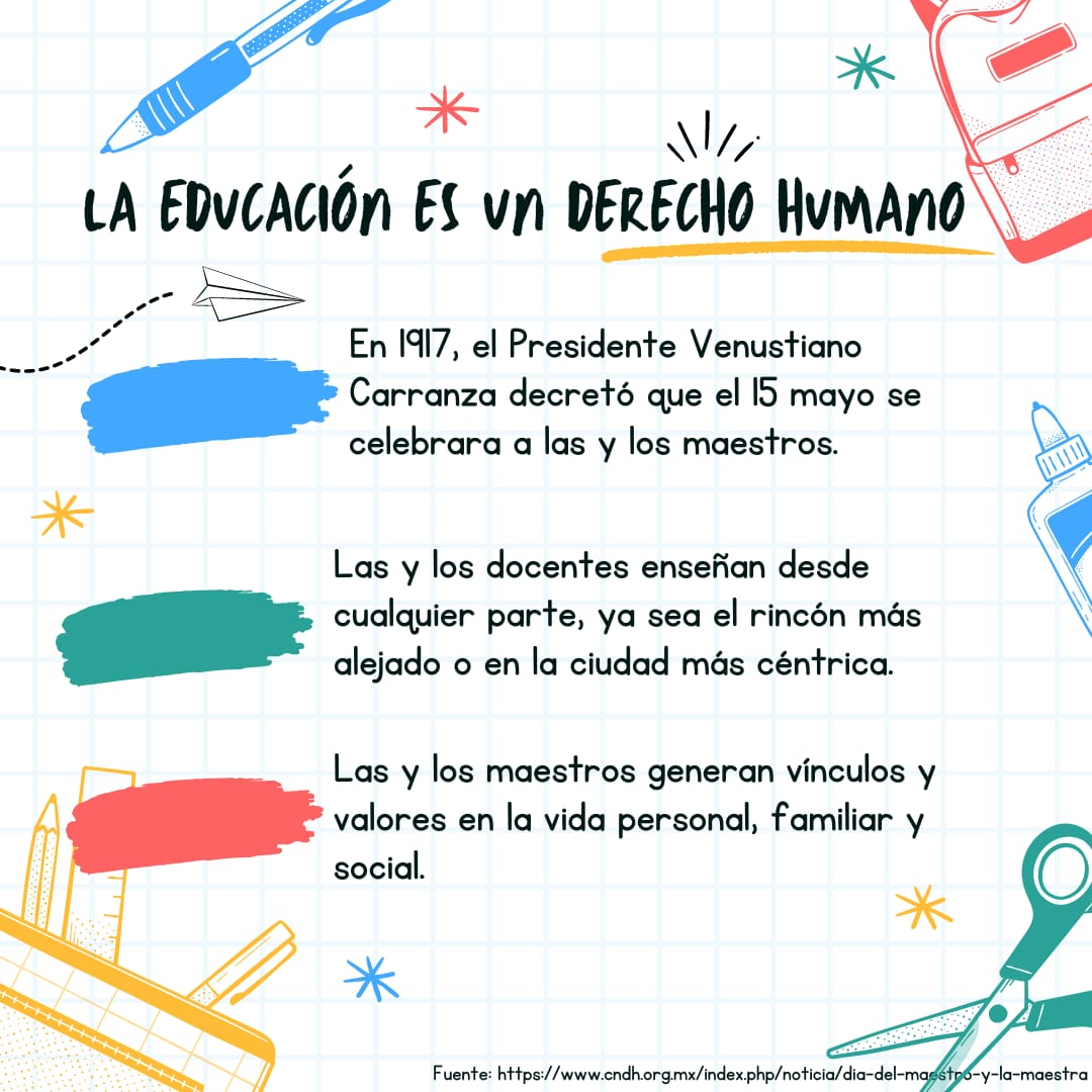 Desde el #IME felicitamos a las maestras 👩🏽‍🏫 y maestros 👨🏽‍🏫, quienes desde sus espacios, con dedicación, amor y pasión ❤️ han contribuido en la educación de estudiantes migrantes y sus familias. ¡Muchas gracias! @SRE_mx @luisgure @sofia_orozco