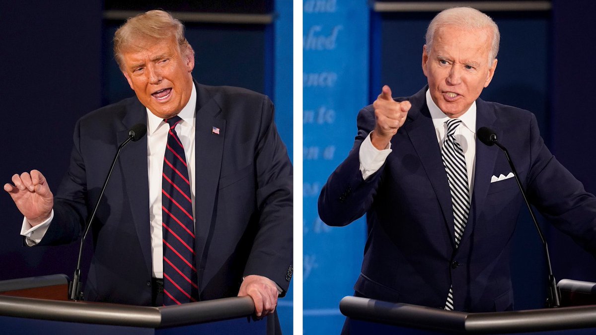 CNN will host a debate between President Joe Biden and Donald Trump on June 27th. Here’s what happened the last time these two debated // a thread: