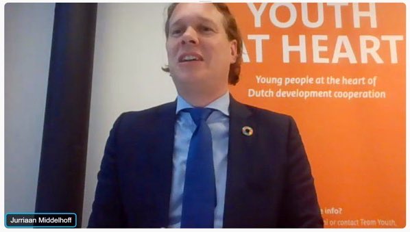 jurriaanm's tweet photo. An honor to be able to address the board of @WorldBank about 🇳🇱experiences working with and for youth through #MeaningfulYouthParticipation, on the basis of our #YouthAtHeart strategy. Thank you for the invitation @EugeneRhugg &amp; thx for sharing @Kev_Palm @TheodoreKlouvas https://t.co/7Y0HHzrtut