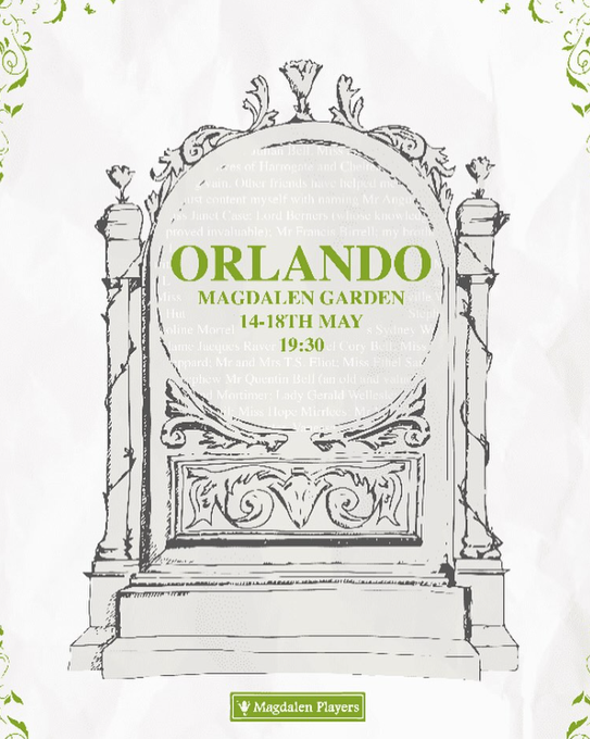 Come and see Orlando, adapted from the Virginia Woolf novel by @NeilVBartlett , who's also doing a Q&A after tonight's performance. There are still three more shows (tomorrow is black tie!) We can't wait to see it.