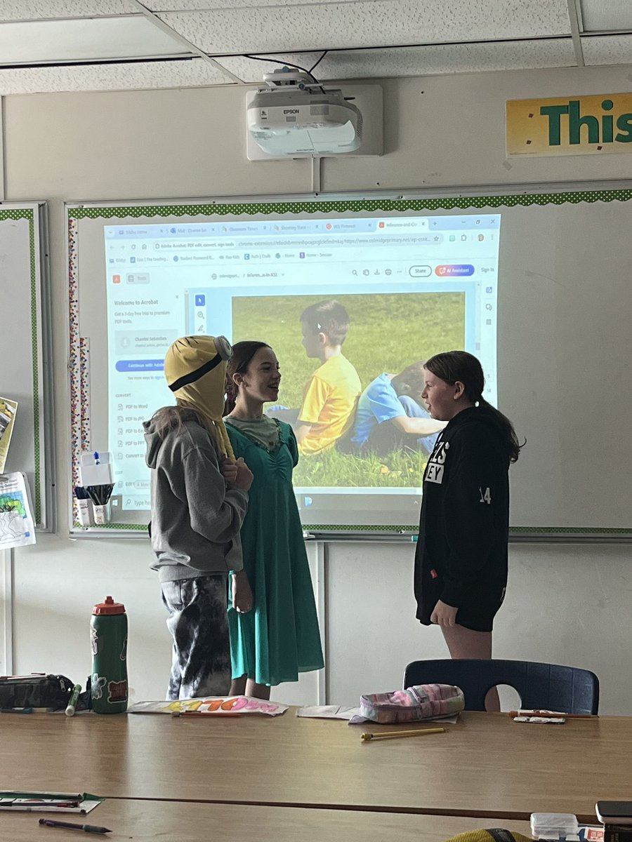 We are doing inferring through drama <a href="/macneillrps/">MacNeill School</a> <a href="/RegPublicSchool/">Regina Public Schools</a>