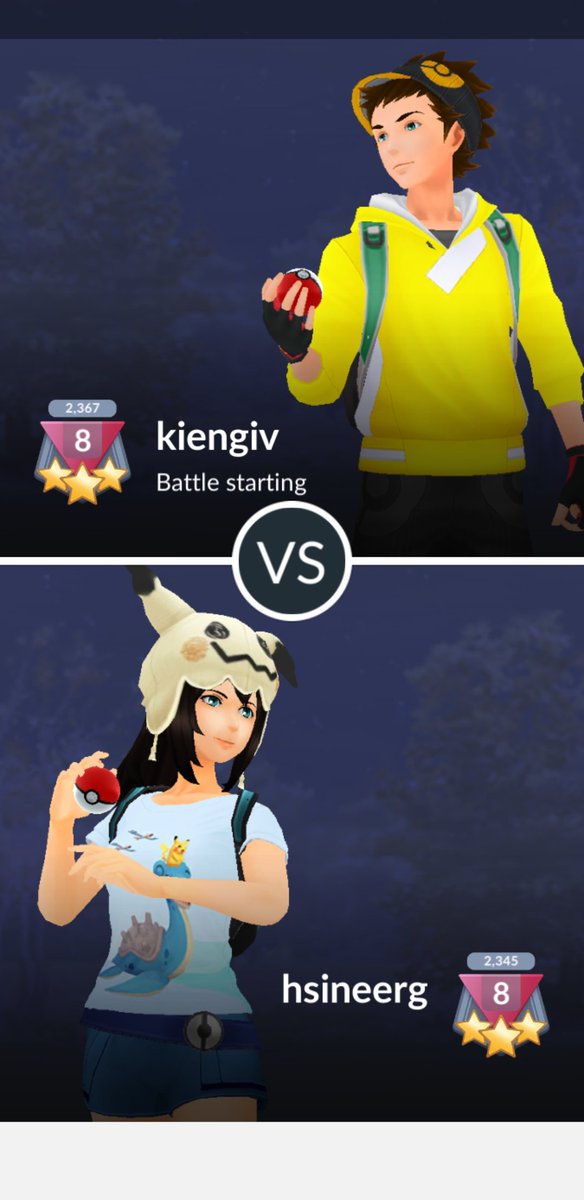 Sweaty season 😅 Finally got to legend using a modified kieng legend team, recommended by flywalkr with great league Giratina! Stayed tuned for our double pikalibre claim on Friday for our 4 year battleversary! 👀 Hopefully @PoGoKieng 's first shundo... copium 😹