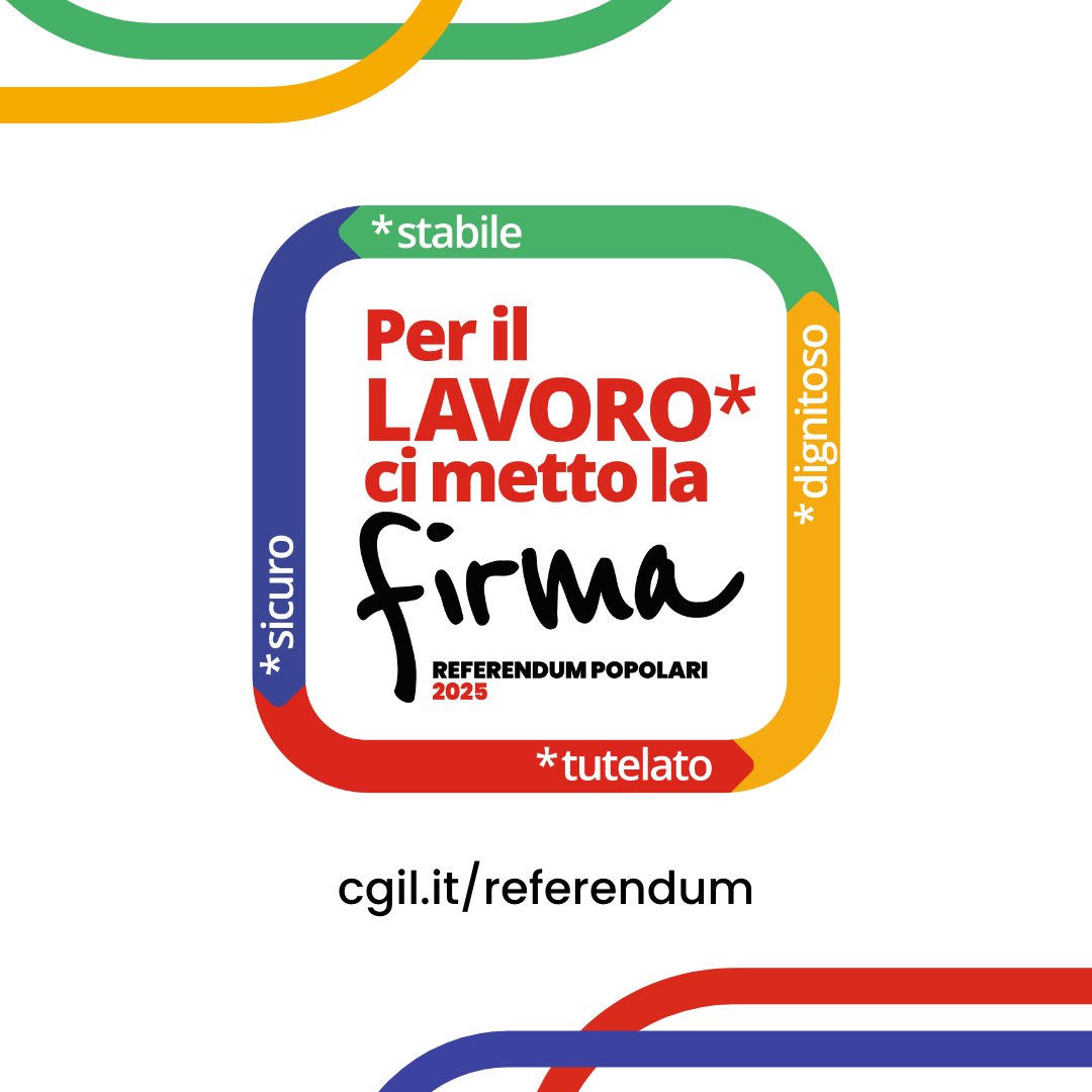 FPCGILER's tweet image. #Referendumpopolari

Quali sono i quesiti referendari promossi dalla CGIL?

Leggi l'articolo per saperne di più: fpcgilemiliaromagna.it/referendum-pop…

#jobsact #cgil #fpcgil #sindacato