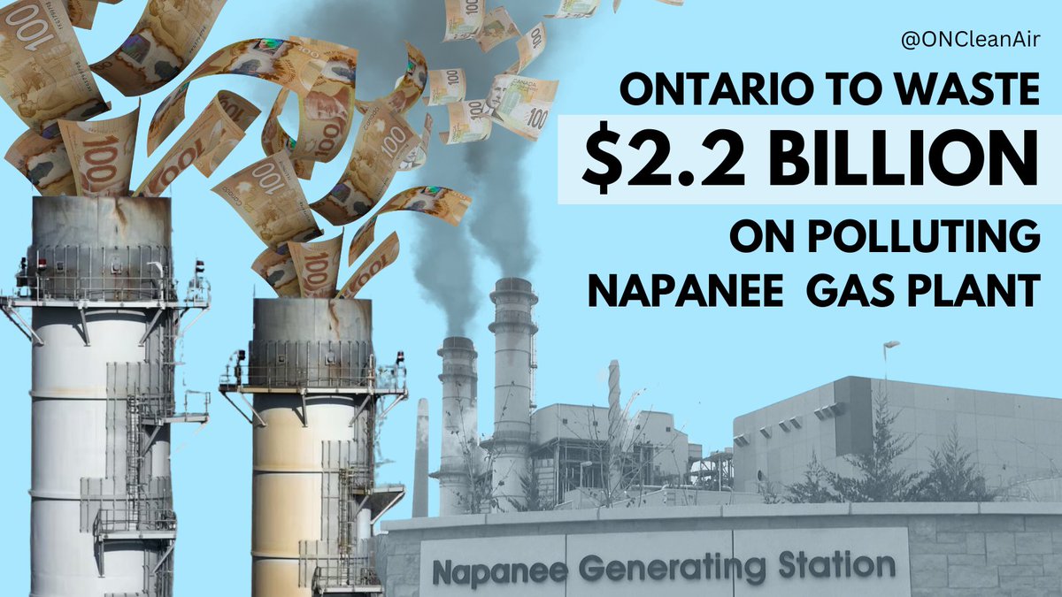 New gas plant approved for #Napanee while the west burns up? We need the @OntarioAuditor to give us a full value-for-money audit of the #IESO’s decision to award this contract. Send your message here. cleanairalliance.org/leadership-nee… #onpoli #phaseoutgas #climate #wildfires #cdnpoli