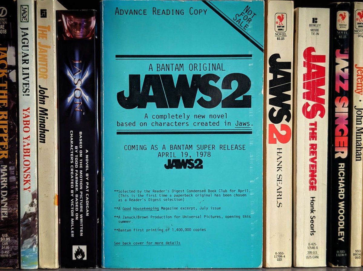 JAWS 2 (Advance Reading Copy) Written by Hank Searls