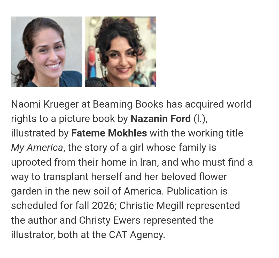 So grateful for this moment....It's a deal announcement! Thanks to a great many wonderful people, this book is happening 💗 @PBChat1 @JustinRColon @rajanilarocca @christiemegill @NVSCBWI @12x12Challenge (to name a few...)