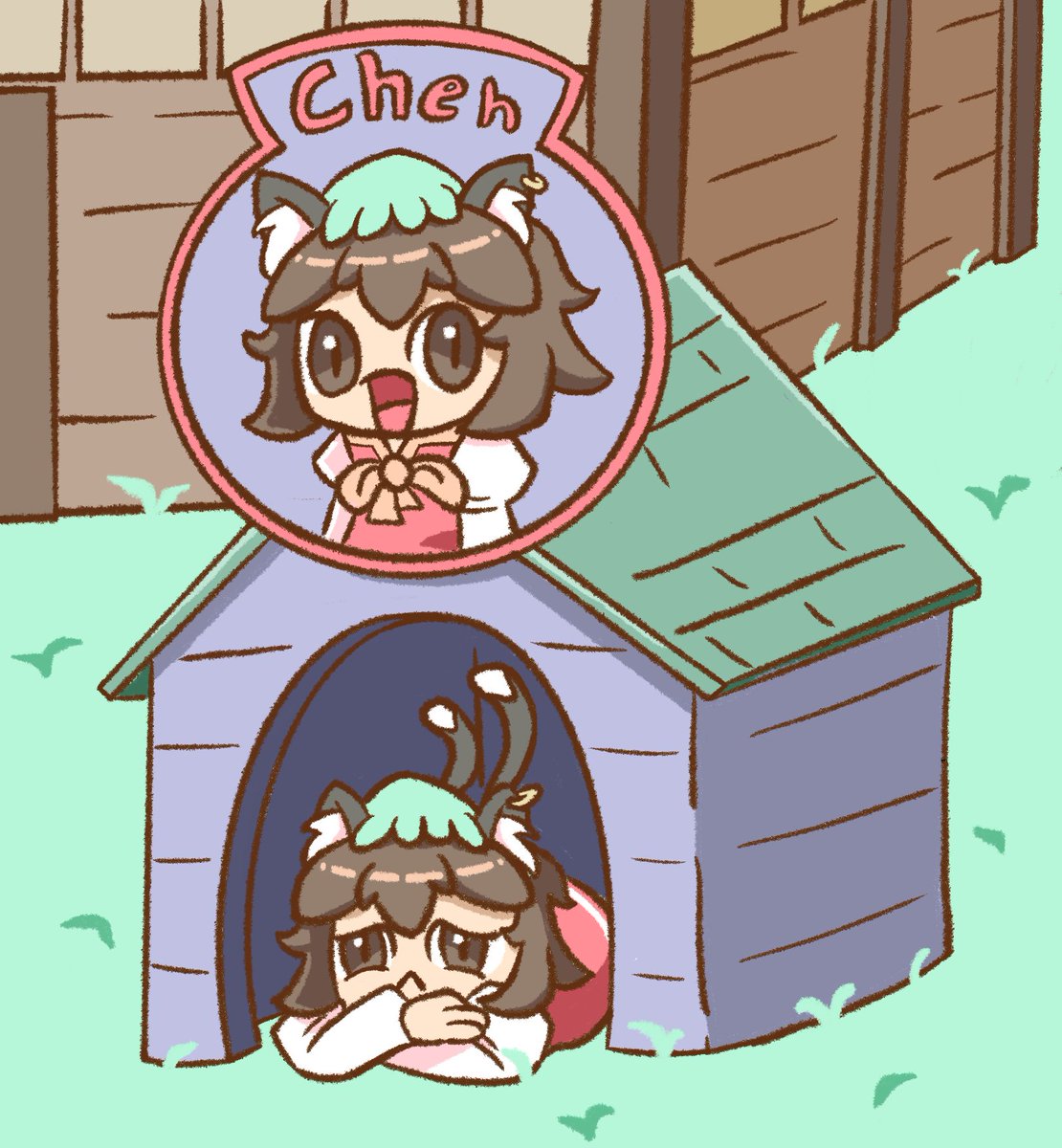 Chen accidentally attacked someone in the open so Ran sent her outside to her Chen House