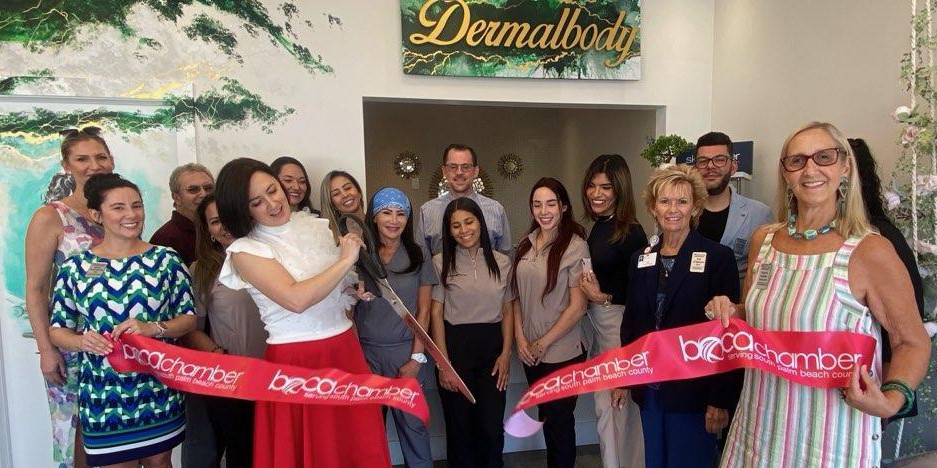 Congratulations to Dermalbody Wellness on your awesome ribbon-cutting! We wish you so much success. Please visit them in Deerfield Beach at 77 South Federal Highway. dermalbodywellnes.com #ribboncutting #deerfieldbeach #wellness