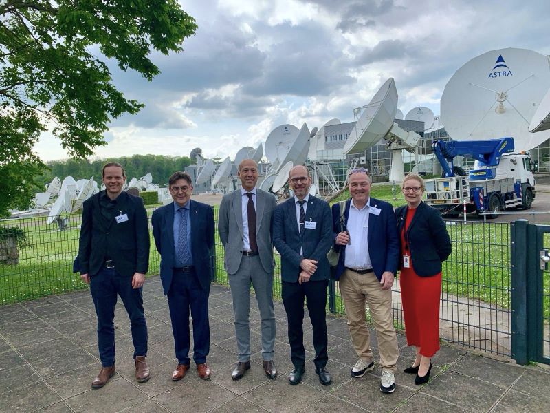 Last week, we were honoured to welcome Ambassador of Finland @joukoleinonen, along with his esteemed delegation, to our HQ in #Luxembourg! Together, we discussed our #O3bmPOWER satellite system and its transformative capabilities, as well as shared insights into our
