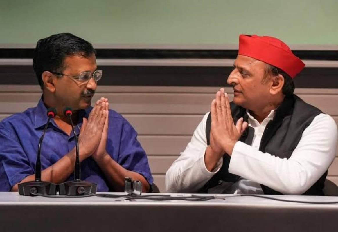 AAP - SP JOINT PRESS CONFERENCE @ArvindKejriwal and @yadavakhilesh Press Conference tomorrow at 10 AM in Lucknow INDIA ALLIANCE is winning Lok Sabha 2024 mark my words!