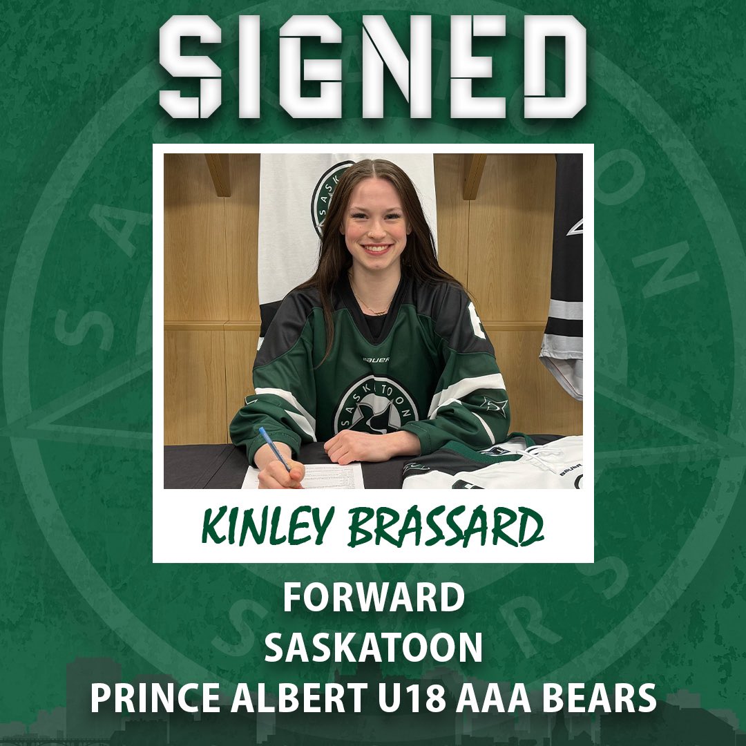 ⭐️ SIGNED ⭐️

Kinley returns home to Saskatoon for her final season of AAA. Kinley brings size and grit to the Stars line up. She put up 18 points (6 G, 12 A) last season with the PA Bears. Welcome to #StarsNation, Kinley.