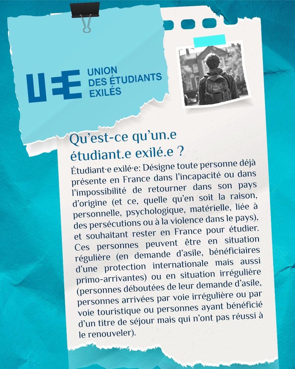 Union des Etudiants Exilés tweet media