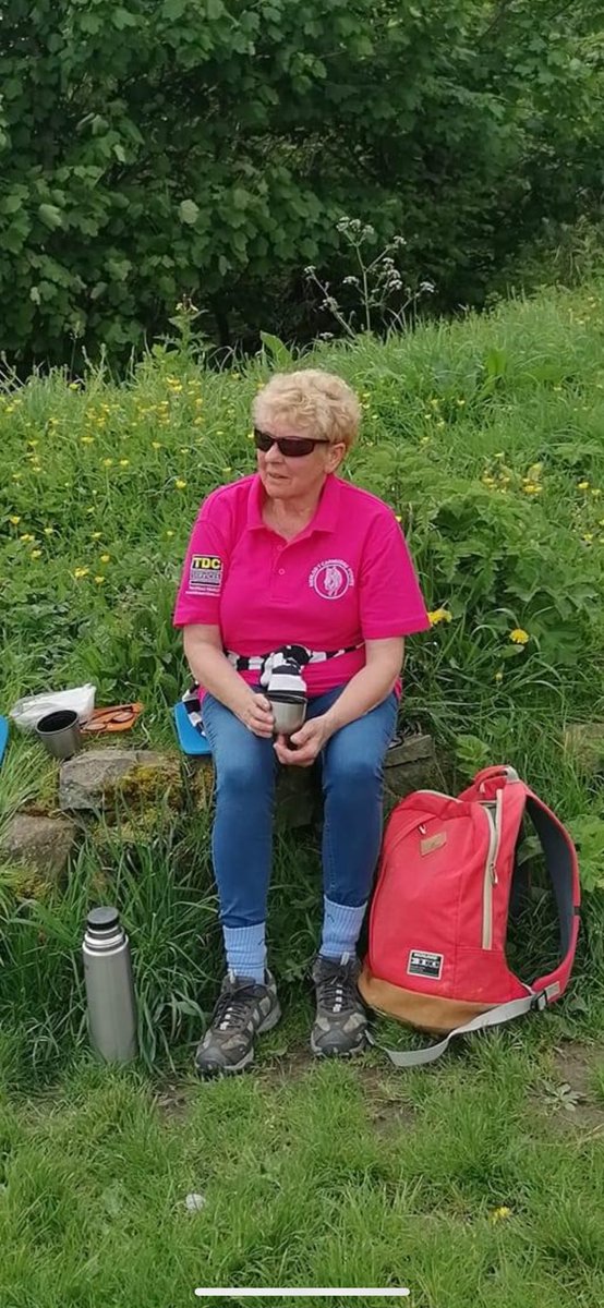 One of our supporters out in her Carneddau Mountain Ponies polo shirt. Click on the link below to view all our merchandise topmarkuniforms.co.uk/collections/me…
