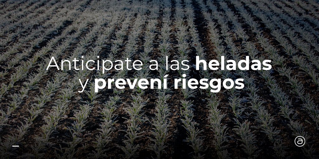 ¡El frío se vino con todo 🥶! 

Esta campaña, evitá pérdidas económicas y planificá tus actividades  teniendo en cuenta la probabilidad de ocurrencia de intensidad de #heladas en tus #lotes con <a href="/AprilisServices/">aprilis meteorological services</a> 🌾.

Habilitala gratis 👉 bit.ly/3DzFhLN