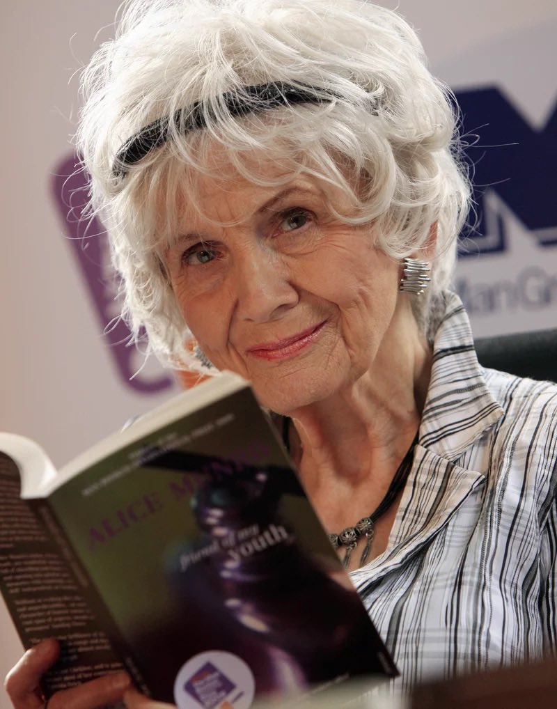 Alice Munro—the Short-Story Queen! How much beauty she gave us, how much wisdom. Such writers never leave; we carry them with us, each book, each story….