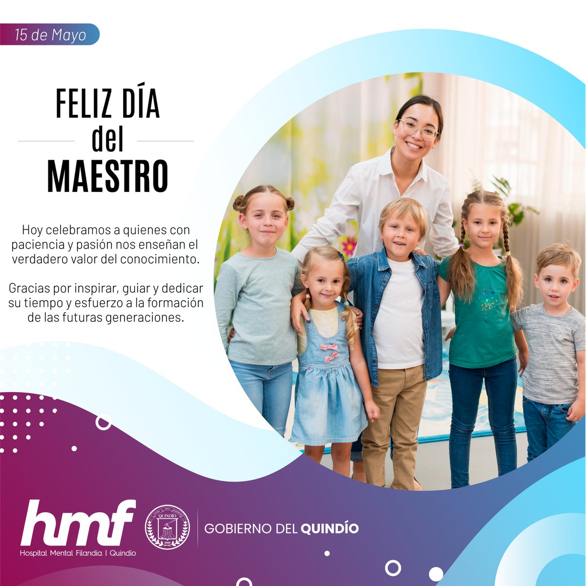HOSPITALMENTALF's tweet photo. En este Día del Maestro, rendimos homenaje a aquellos que siembran las semillas del saber y la curiosidad en cada uno de nosotros.

¡Gracias por su dedicación y compromiso! https://t.co/R97xG8lPds
