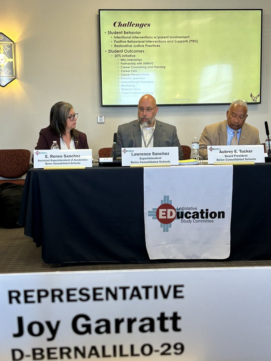 joyousgarratt's tweet photo. Follow Legislative Education Study Committee today - Fri. on the webcast at https://t.co/VSVgGyGb0f. Among the topics we will address: youth suicide prevention; @NMPED ‘s update on their 180 day rule (I oppose it); principal preparation: & middle school education. #nmleg #lesc https://t.co/KKZthmSt1w