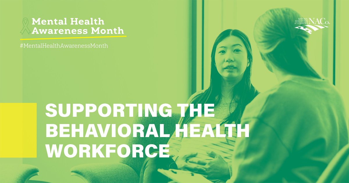 #Counties nationwide are investing in programs to recruit, train, and place behavioral health providers in our communities, ensuring vital care reaches those who need it most #MentalHealthAwarenessMonth #SupportCountyMentalHealth