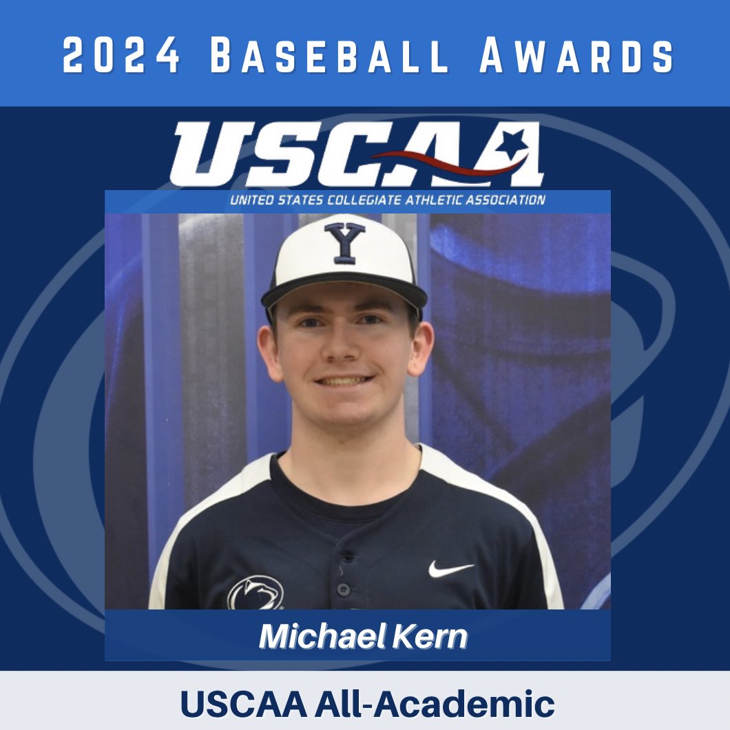 PSYorkAthletics's tweet photo. Congratulations to our 2024 USCAA Baseball Award Winners! https://t.co/2Ma3L9YKEI