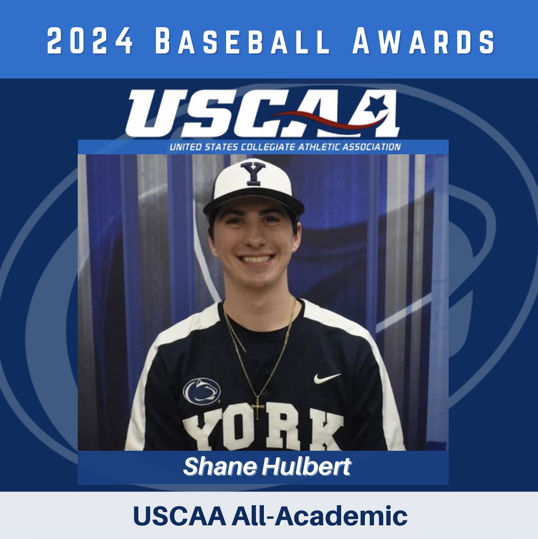 PSYorkAthletics's tweet photo. Congratulations to our 2024 USCAA Baseball Award Winners! https://t.co/2Ma3L9YKEI
