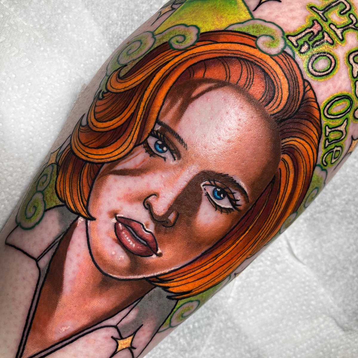 • Dana Scully • 
had sooooo much fun tattooing this X-Files piece for Charlotte today 🤍