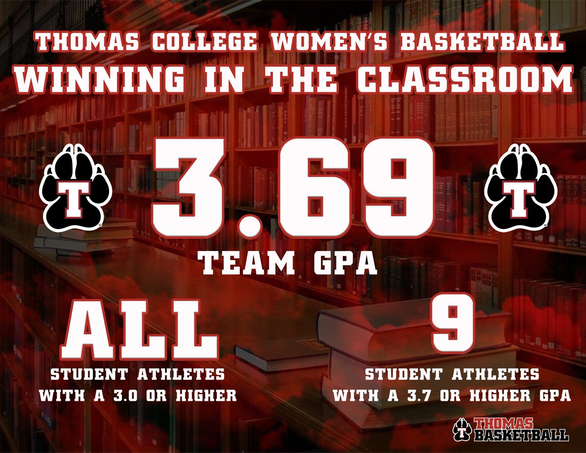 Thomas_WBB's tweet photo. Proud coach! Ladies got it done in the classroom! #WeAreThomas https://t.co/zDUpe05cd3